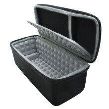 Custodia Rigida Custodia da Viaggio Custodia Protettiva Antiurto Cinturino con Cerniera per Altoparlanti Flip 3/4/5 SoundLink - Nero + Grigio