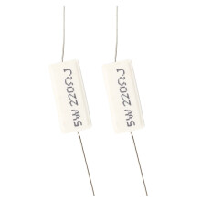 20 Pezzi Cavo Assiale Cemento Ceramic Power Resistenza Da 220 Ohm 5W