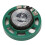 8x 0.25 W 32 Ohm Plastic Magnetic Speaker with 27 mm Diameter Green + Silver 4