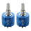 2X 3590S-2-103L 10K Ohm 10-Turn Rotary Wire Wound Precision Potentiometer 1