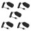 5X USB Speaker Portable Loudspeaker Powered Stereo Multimedia Speaker for Notebook Laptop PC(Black) 1