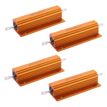 4X Plaque Or Aluminium Resistor Resistance 100W, 1 Ohm 1R