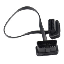 Low Profile OBDII Extension Cable Flexible Diagnostic Extender Cord Ad