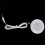 2X  White 3 5mm Pillow Speaker for   CD Radio MP3 Player GL 5