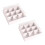 2Pcs Bakery Boxes Grid Boxes Square Food Containers for Cookies Party 1