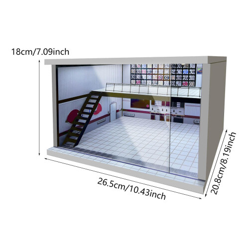 Diecast Model Car Display Case 1/64 1/36 1/32 Scale for Collection All 1