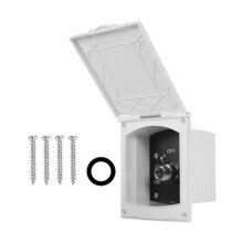 Generic RV Exterior Shower Box Kit Portable for Camper Travel Motorhom