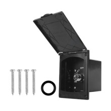 Generic RV Exterior Shower Box Kit Portable for Camper Travel Motorhom
