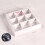 2Pcs Bakery Boxes Grid Boxes Square Food Containers for Cookies Party 2