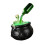 Halloween Witch Cauldron with Lights Floating Bottle Patio Horror Mist 1
