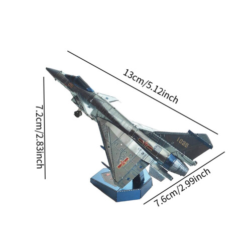 Fighter Model Building Blocks Set Gift Model Airplane Kit for Fans mul 1