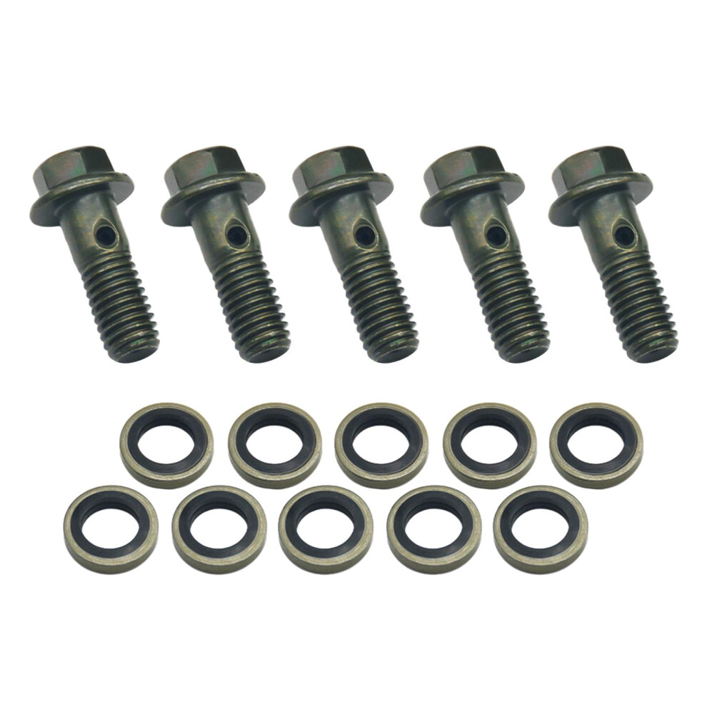 Banjo Bolt Durable Tube Tubing Screws Bolts For Motorcycle Vehicle Aut 6902695692352