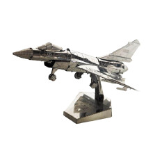 Fighter Model Building Blocks Set Gift Model Airplane Kit for Fans sil