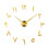 Wall Clock Frameless Mirror Number Sticker Modern Decorative for Livin 1