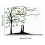 Fingerprints Tree Canvas Versatile Crafts Birthdays Weddings Art Suppl 2
