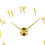 Wall Clock Frameless Mirror Number Sticker Modern Decorative for Livin 3