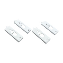 4 Pieces Snap in Tilt Latch 2 Hole Easy to Install Sliding Window Tilt