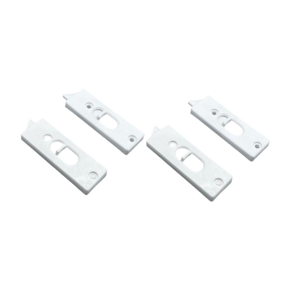 4 Pieces Snap In Tilt Latch 2 Hole Easy To Install Sliding Window Tilt 6902696334190