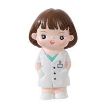 Doctor Statue Collectible Cute Cake Topper for Festival Birthday Livin