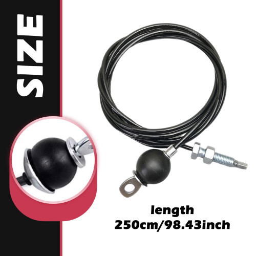 Gym Replacement Cable Heavy Duty Strength Training 6mm Thick Steel Wir 1