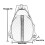 Tennis Bag Organizer Comfortable Multifunctional Portable Squash Racqu 2