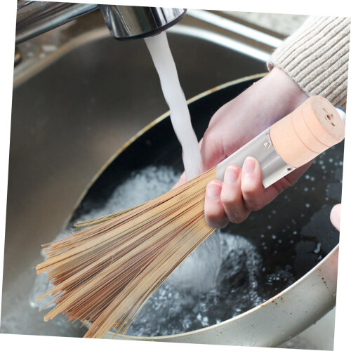 Pot Brush Set with Strong Decontamination for Kitchen Cleaning, Restaurant and Home Use 2