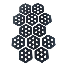 12Pcs Hexagon Surfboard Traction Pads for Grip Surf Surf Boards Skimbo