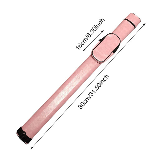 Pool Cue Case Scratch Resistant Hard Protective PU Leather Billiard Cu 1