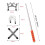 Retractable Billiards Cue Stick Bridge Support for Playing Training Pr 2