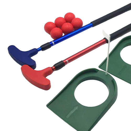 Telescopic Golf Putter Putting Cup Golf Balls Set for Beginner Garden 2