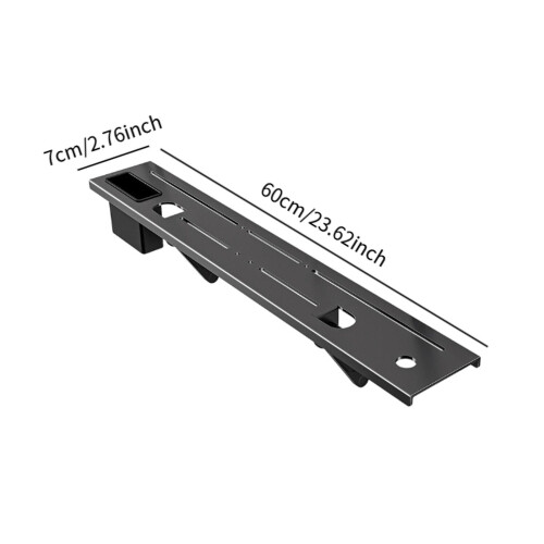 TV Top Storage Bracket Wall Mount Adjustable for Cable Box Home Decor 1