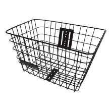 Electric Bike Basket Metal Bicycle Cargo Rack for Men Women Biking Tri