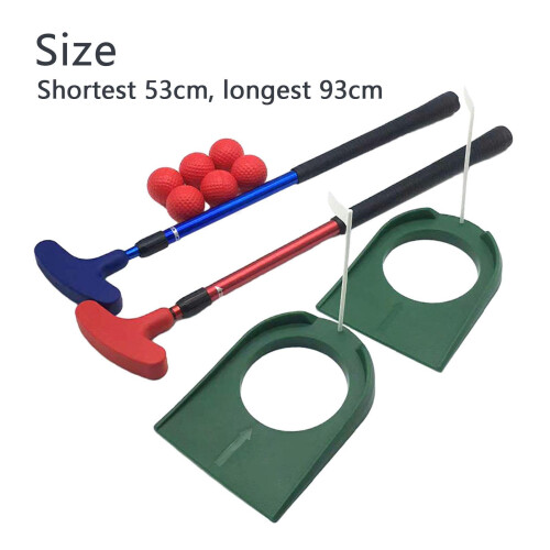 Telescopic Golf Putter Putting Cup Golf Balls Set for Beginner Garden 1