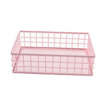 Desktop Storage Basket Portable for Pantry Cabinets Bathroom Farmhouse