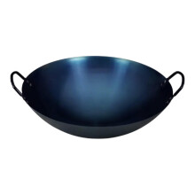 Iron Wok Pan Practical Lightweight Stir Fry Pan for Simmering Stewing
