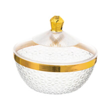 Countertop Fruit Bowl with Lid Fruit Basket for Kitchen Counter Fruit
