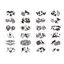 Face Paint Stencils DIY Party Favor Festivals Durable Face Painting St