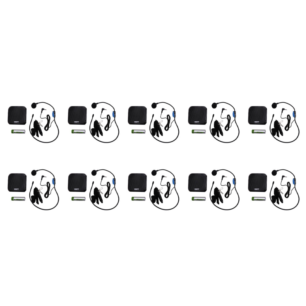 10X Rolton K400 Portable Voice Amplifier Amplifier With Microphone Speaker Fm Radio Mp3 Teacher Training Black 6032251504567