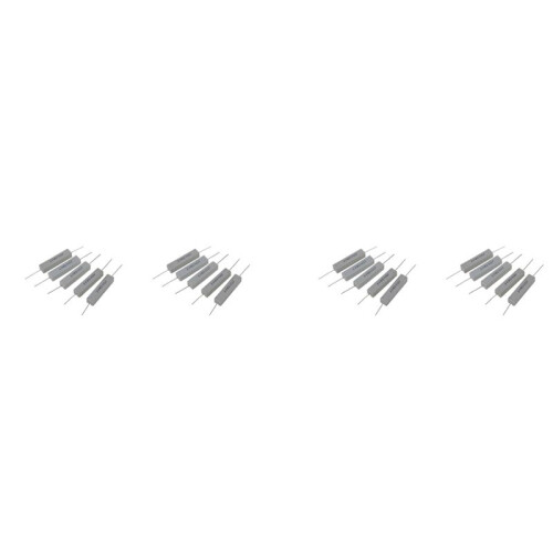 20X 10W 20 Ohm 5% Wirewound Ceramic Cement Resistor 10 Watt