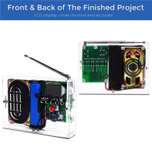 2X FM Radio Kit DIY Soldering Project Adjustable Wireless Receiver LCD Display FM Digital Radio Module DIY Kits