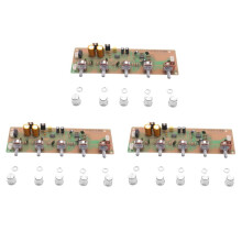 3X 2.0 HIFI AN4558 Audio Preamplifier Bass Midrange Treble Balance Adjustable Preamp Finished Board with Tone Control