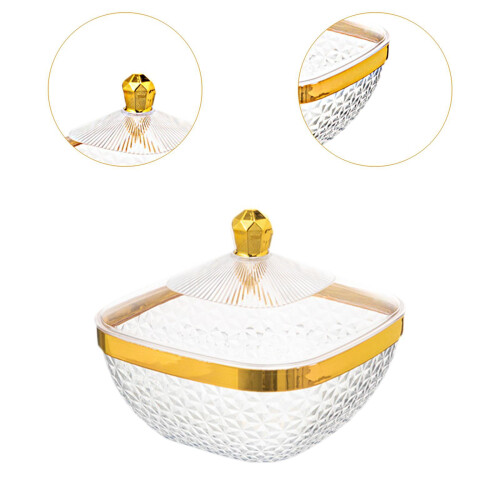 Countertop Fruit Bowl with Lid Fruit Basket for Kitchen Counter Fruit 2