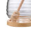 Glass Honey Dispenser Clear Honey Container for Wedding Kitchen Dining 2