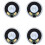 4Pcs 36mm 16 Ohm 1W Aluminum Housing Internal Magnet Speaker 1