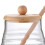 Glass Honey Dispenser Clear Honey Container for Wedding Kitchen Dining 3