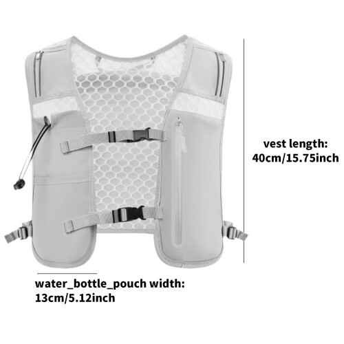 Hydration Backpack 4L Waterproof Running Vest Pack for Trail Jogging C 1