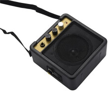 2X Guitar Amplifier Amp Speaker 5W with 6.35mm Input 1/4 Inch Headphone Output Supports Volume Tone Adjustment