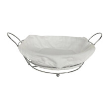 Bread Basket Iron Vegetable Baskets for Dining Table Cabinet Kitchen C