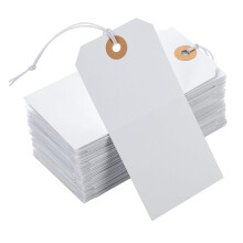 100x Gift Tags with String Crafting for Valentine's Day Holiday Party