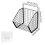 Grid Storage Baskets Wall Mount Metal Wire Basket for Kitchen Laundry 2